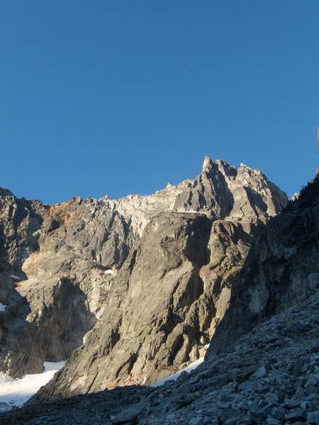 Bear direct north buttress from the base