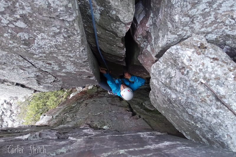 Climbing in Iron Mountain, Upper Peninsula