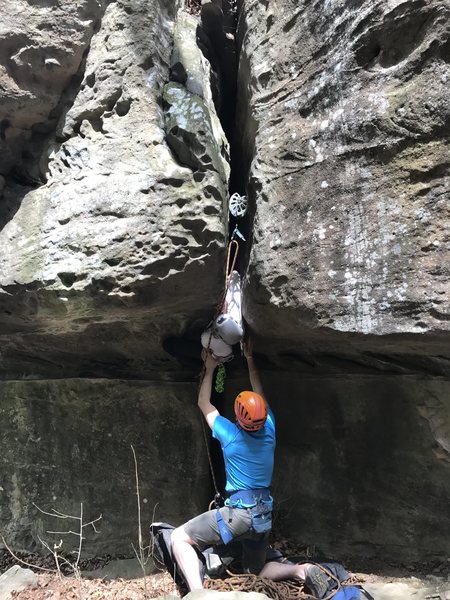 If you feel like doing the invert beta to get that first piece in, bring an excellent spotter!