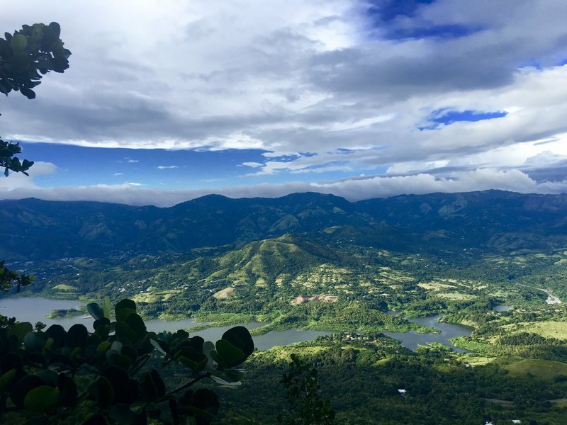 The view at the chains of La Grieta