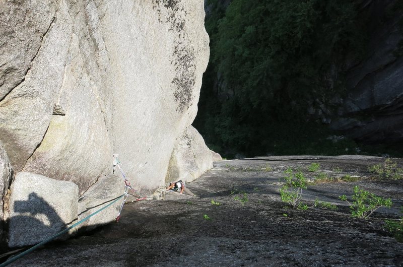 The long crux pitch