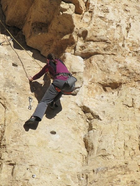 The best part about Shelf is you can climb in the dead of January when the sun is shining.