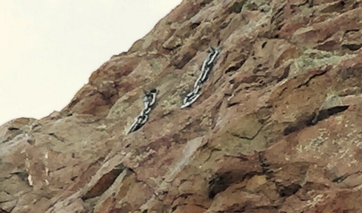 The new anchor on Olas Negras. Thanks John Knight.