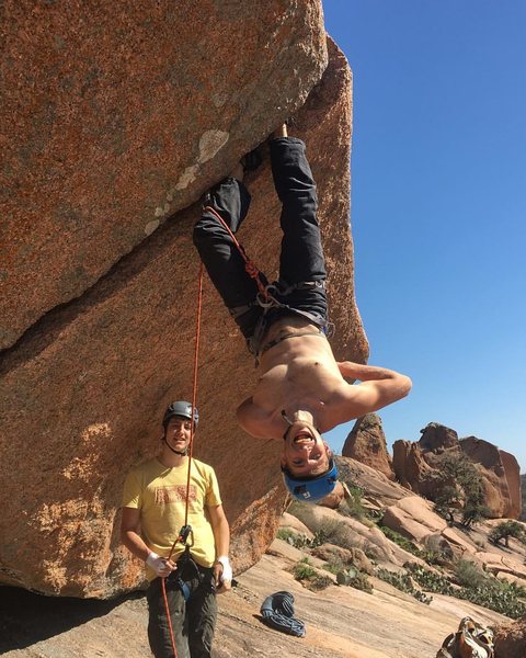 Kurt heel-toe camping the heck out of this route