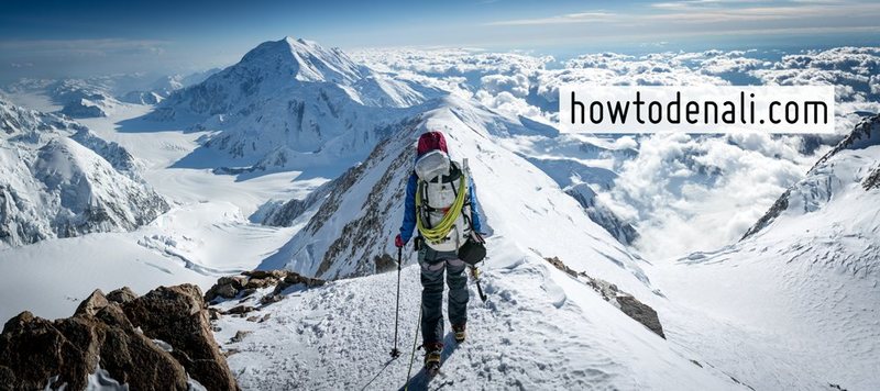 Janelle Smiley descending the West Buttress after successfully reaching the summit via the Cassin Ridge. If you want to learn how to climb the West Buttress like a pro, please check out this new online course - http://howtodenali.com/ photo: Mark Smiley