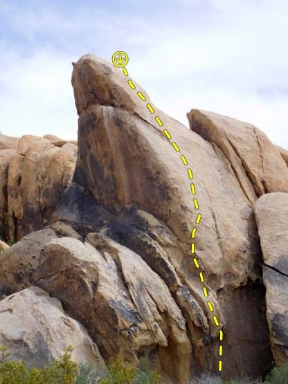 The Singing Hobo (5.11a), Keepers Cove