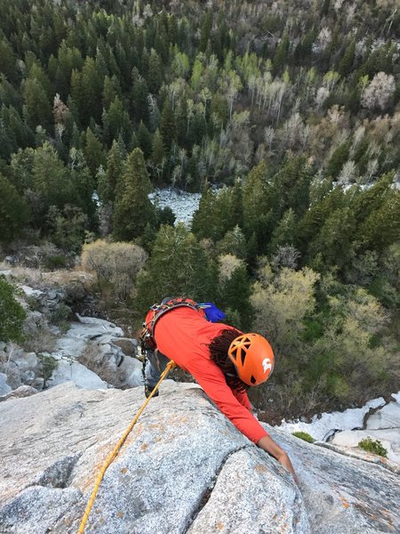 Atim feeling the air below coming up the bolted slab moves on top of P3.
