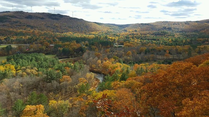 Can't beat this view! Rumney in the Fall, is beautiful.