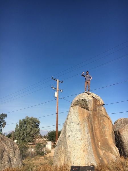 Atop the Stanley Kubrick Boulder