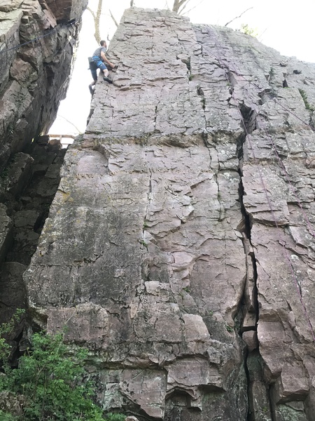At the crux.