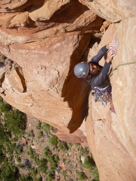 Last move on the second pitch.