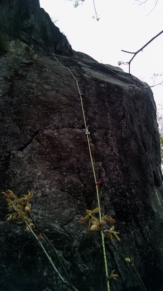 After my first trad lead! Now, I think I am really addicted :)
