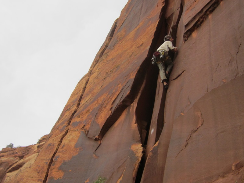 Kubik taking a lap after the FA.