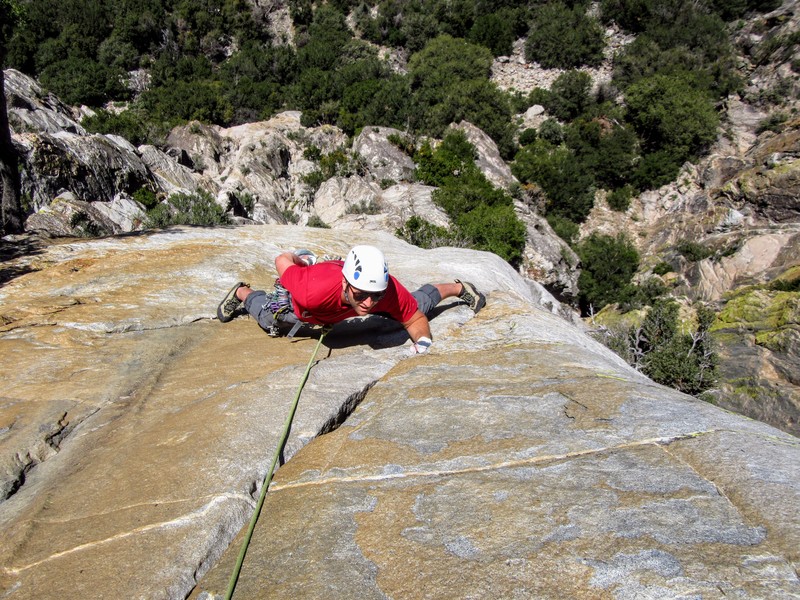 Because we need more pics of this beautiful crack. Rob Beno on the crux P5 of Nowhere to Run