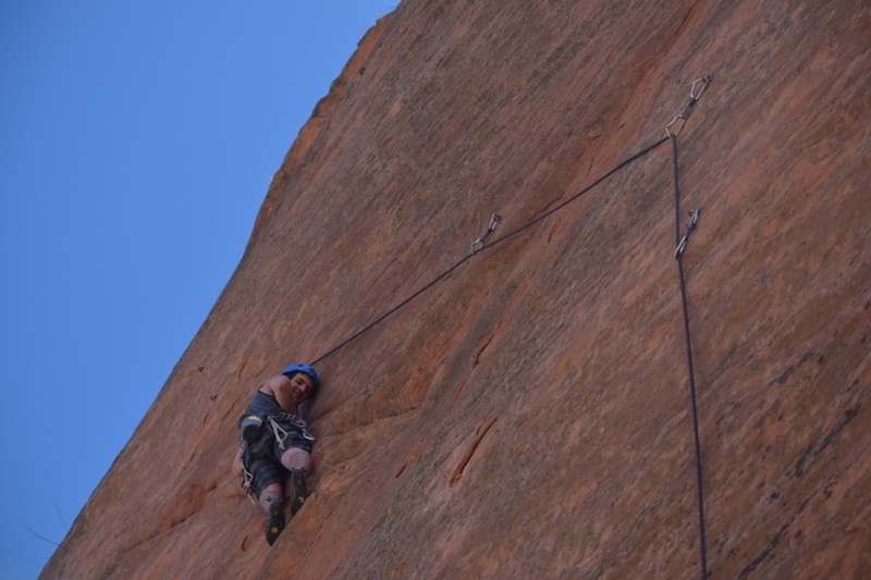 On the wall.