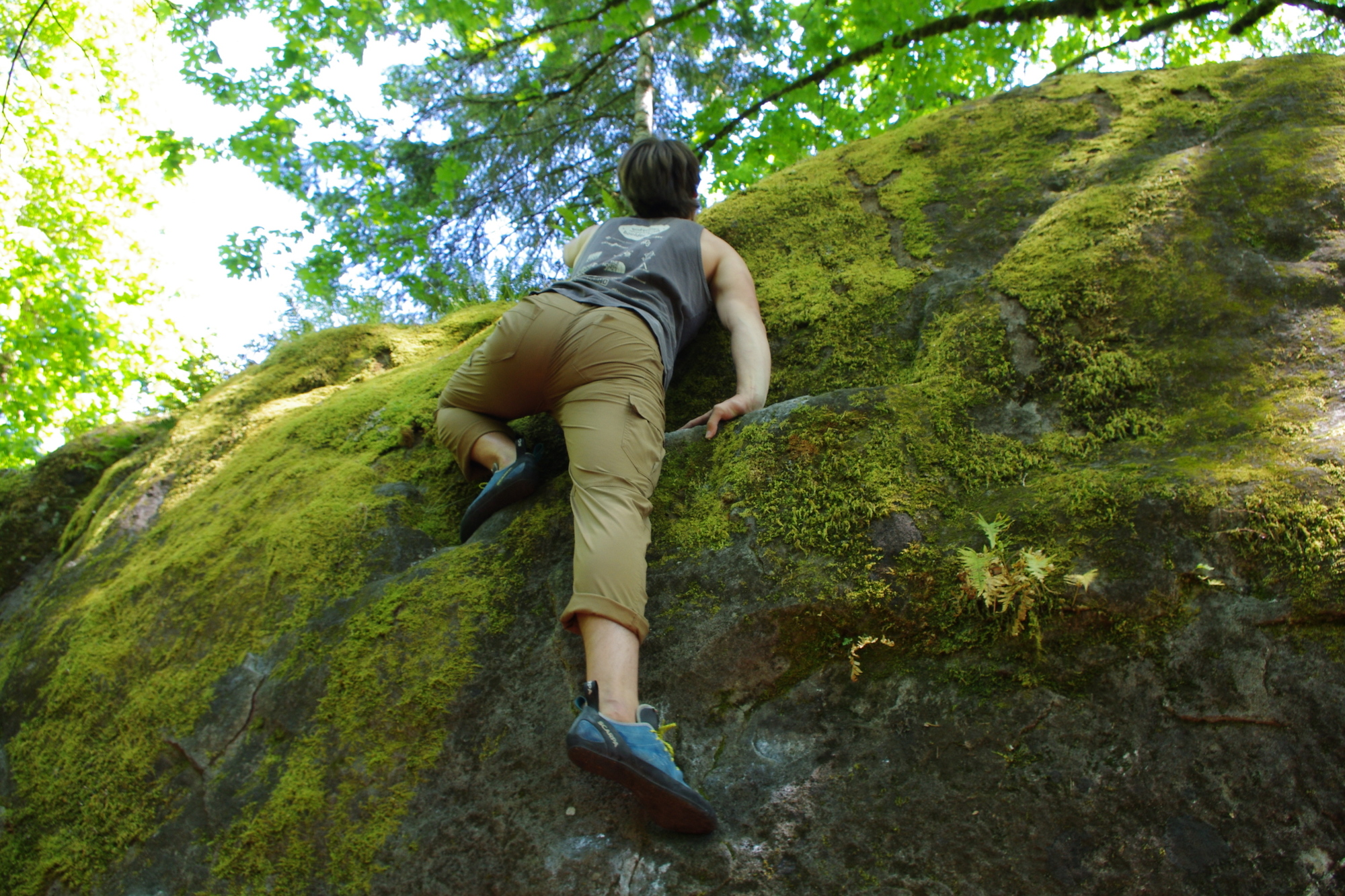 Mantling on Gumby Slab