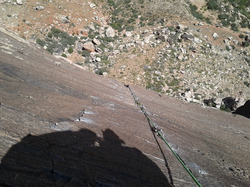 Looking down pitch 5 from the chains