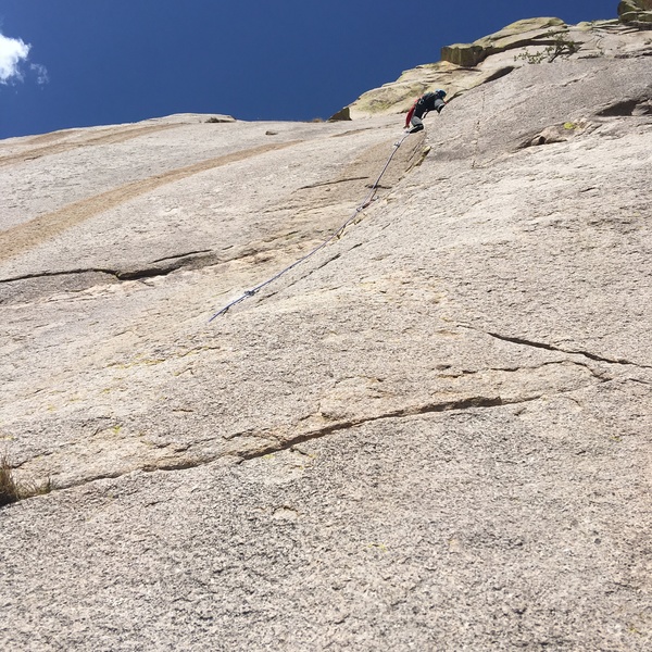 1st ascent, fresh dust in situ.
