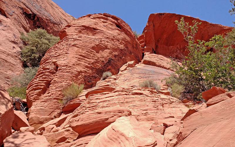 Calico Peak - SouthEast Gully -> the Slot