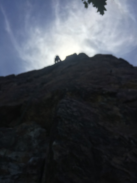 My brother Matt Bennett Climbing Dry Socket