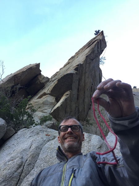 standing at the base of Mule Skinner