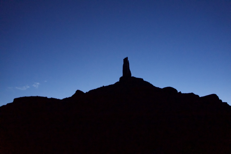 The tower just before dawn.