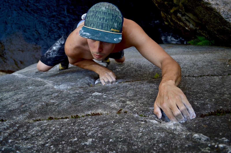 Aaron at the Crux