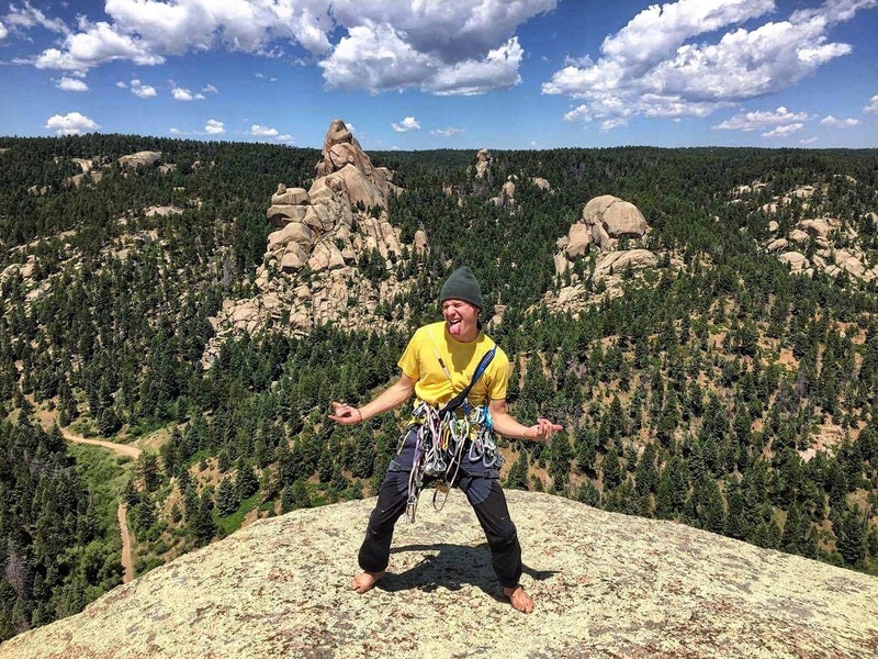 Topping out on Split Dome.