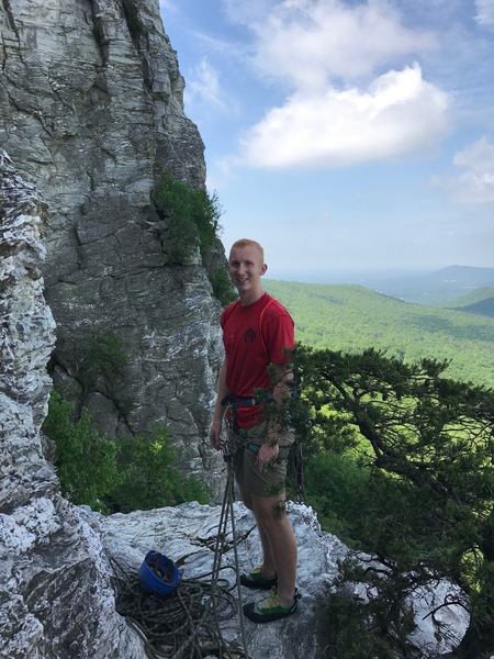 p1 ledge with senteniall buttress in the background
