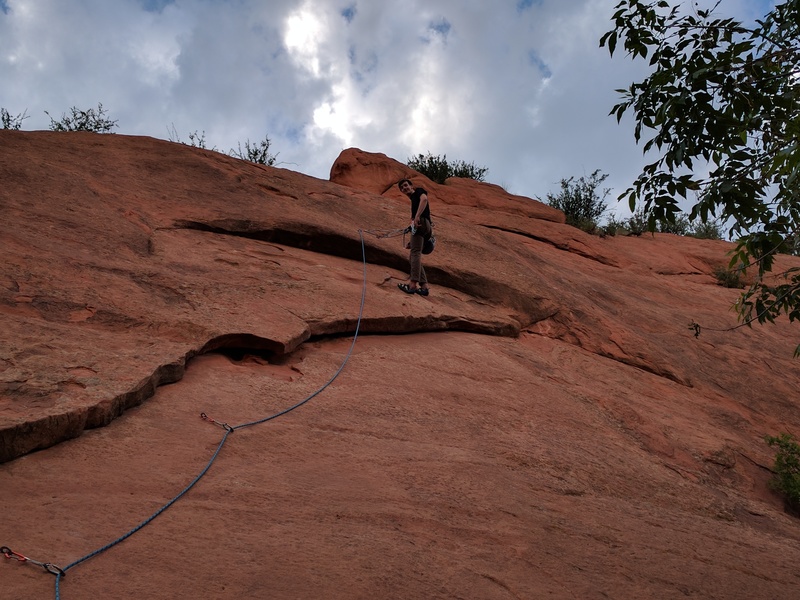Onsighted without using any gear, definitely an adrenaline rush!!!