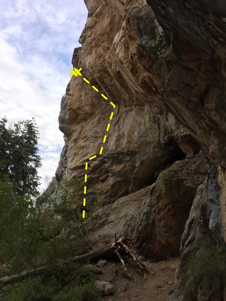 The route in its original form. There are some extensions and/or variations that exist.