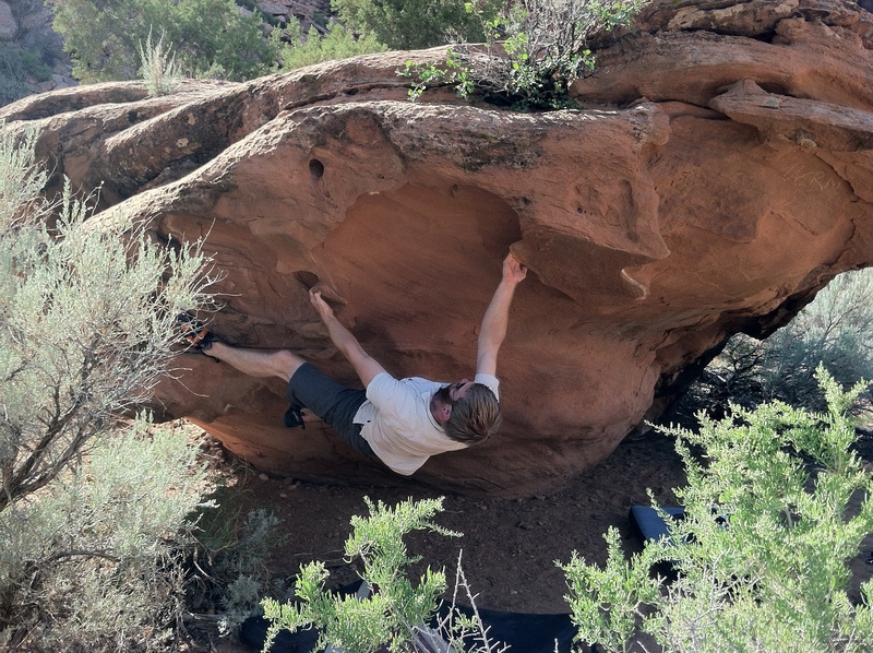 Bag on the crux of the problem.