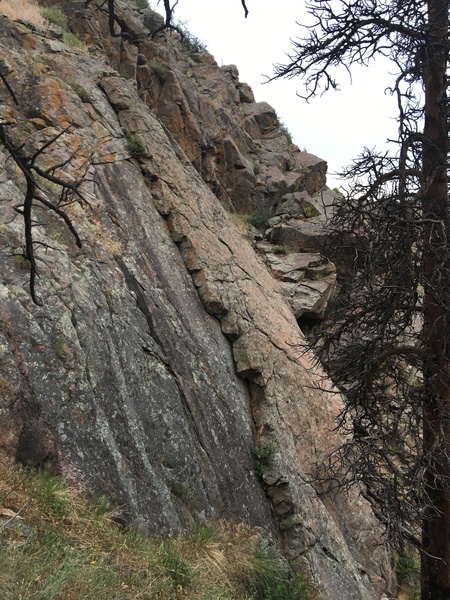 View from the approach.