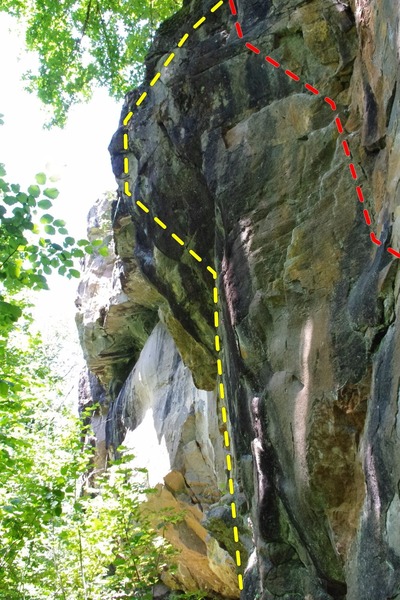 Route Topos
<br>
Yellow: The Stasis Chamber
<br>
Red: Slithering Skink
