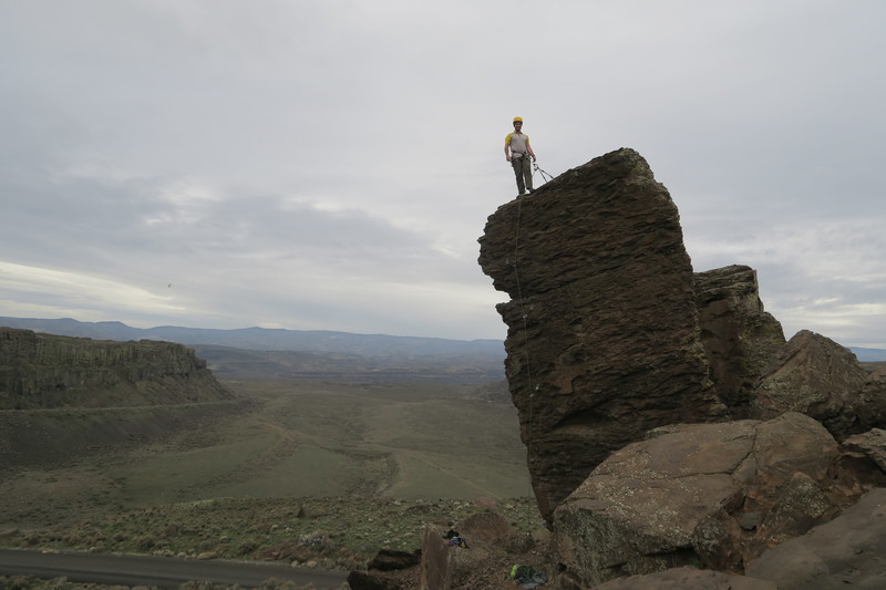 Rob Busack on top of Photo Opportunity