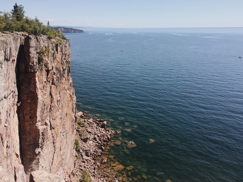 Harrison working his way up Superior Crack on a beautifuly July afternoon.