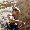 Roping up for aid solo in devils punchbowl 1992?