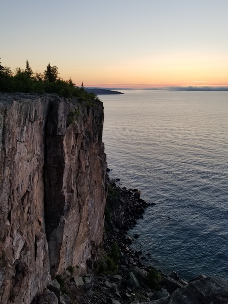 Sunrise overlooking Superior Crack