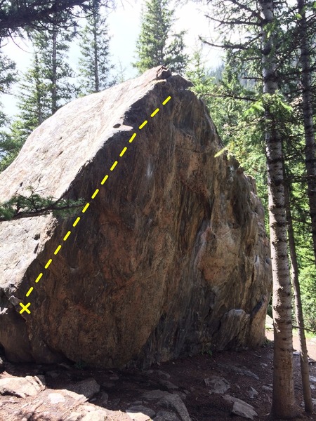 The main arete.