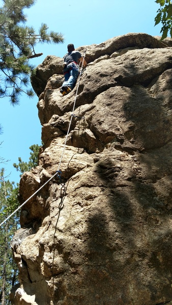 Matt starting Buddha boys. Great route