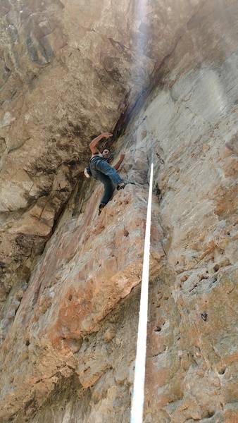 Mark Eisenbraun getting the start of it.