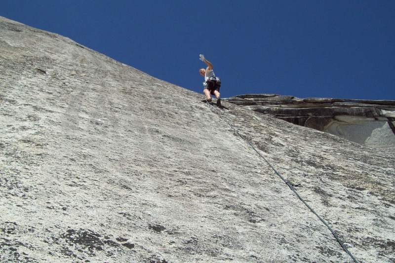 Mike Arechiga on, Rope-A-Dope. 5.8+