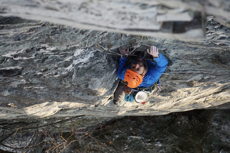 Climber Michael Mosure, Paul Park with photo