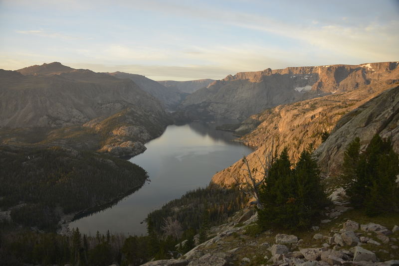 Climbing in Ross Lakes Area, Wind River Range