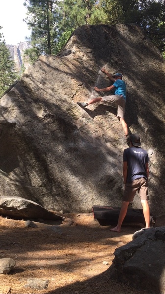 On the crimp rail