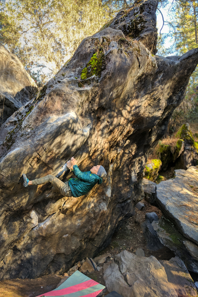 Great problem that doesn't let off till the top!