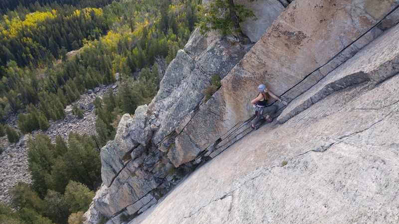 The second pitch. So ding, dang fun.
<br>
<br>
Photo by Patrick Shepherd.