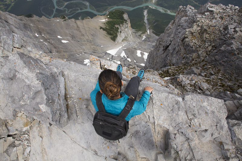 Rock Climbing in Rundlehorn Area, Banff National Park