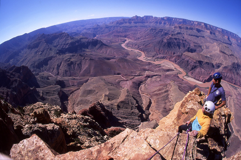 The very spectacular summit of Comanche Point Pinnacle- views don't get much Grander.