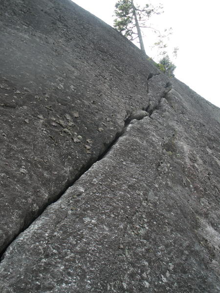 Looking at Diagonal from where "Hand Crack" leaves to the left
